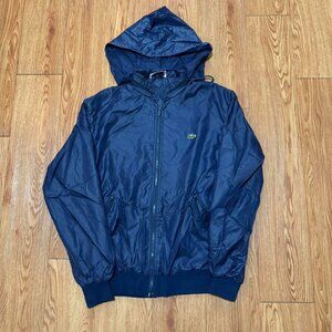 Navy Full Zip IZOD Lacoste Rain Cold Weather Jacket‎